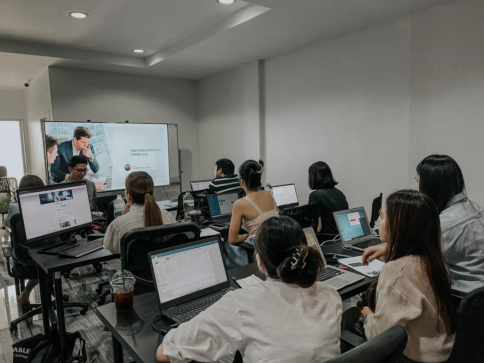 บรรยากาศการเรียนรู้ Google Ads